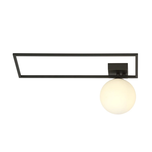 Lampa sufitowa Emibig IMAGO 1A Czarny/OPAL 1130/1A