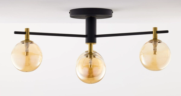 Nowoczesna Lampa sufitowa FIGARO wys. 34cm 4xG9 14W IP20 | Złoty