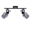 Lampa sufitowa RANDI, 92-13361, czarny/dymiony, 2x15W E14