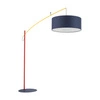Lampa podłogowa POISE multicolour B E27 wys.230cm dług.255cm przewód 270cm włącznik | 11430