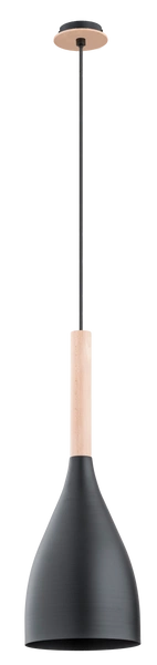 Lampa wisząca ALFA JUICE CZARNA 1xE27 16cm | 60722