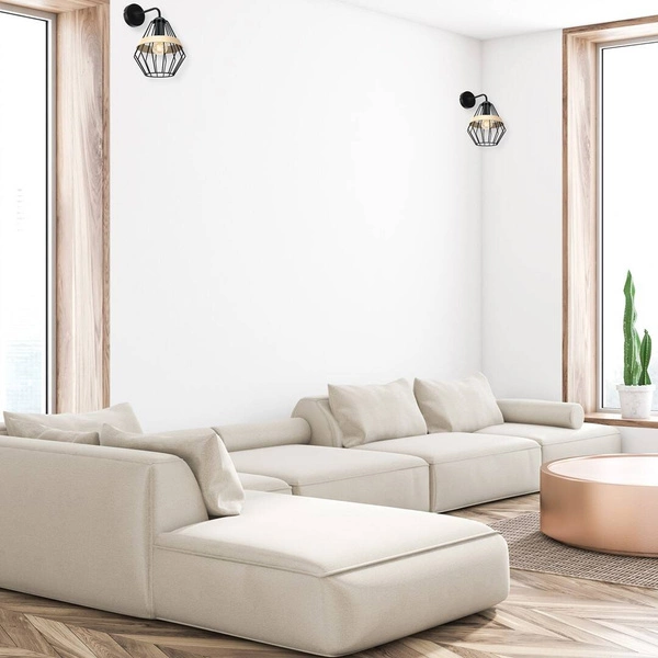 Kinkiet INDUSTRIALNY CLIFF BLACK 1xE27 MLP5523