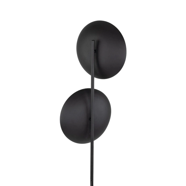 SLATE BLACK GLASS LAMPA PODŁOGOWA 2XG9