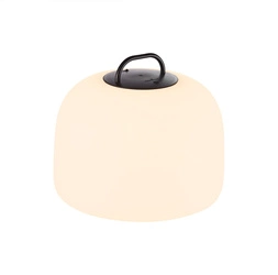 Lampa z przenośna na akumulator KETTLE LED 2700K Biała ciepła Plastik | Biały
