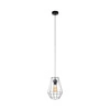 Endorfina Lampa Wisząca 1xE27 Max.60W Czarny/Czarny PVC/Czarny 1324104