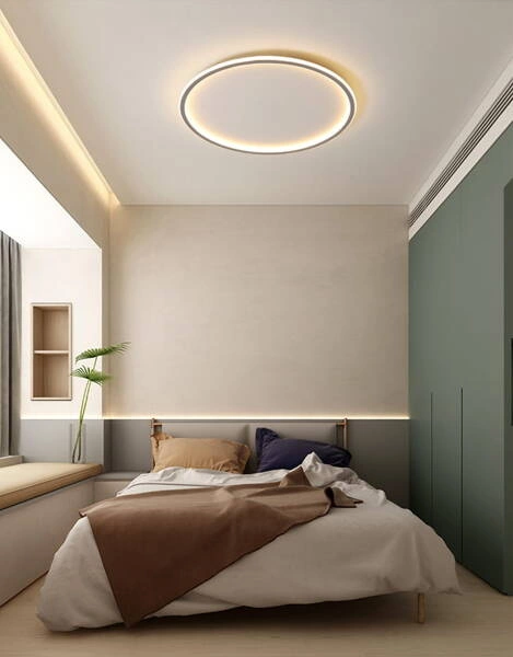 Plafon LED 36W Okragły Złoty CCT 3000K/4000K/6000K 50cm Abruzzo Angelo