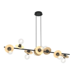 Lampa wisząca Emibig TOKEN 8 BL WOOD 1429/8