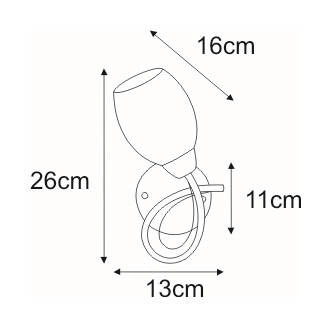 Kinkiet K-JSL-6192/1W z serii JERRY