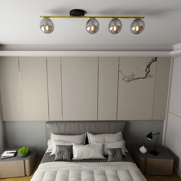 Lampa sufitowa Emibig MONZA 4 BL GRAFIT 1250/4