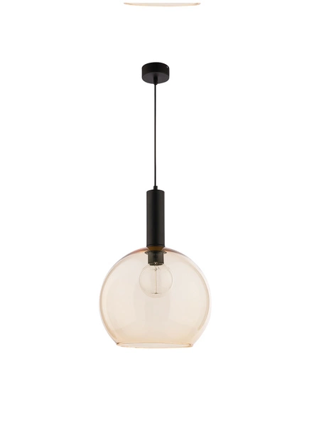 Nowoczesna Lampa wisząca LAF wys. 80cm 1xE27 15W IP20 | Czarny