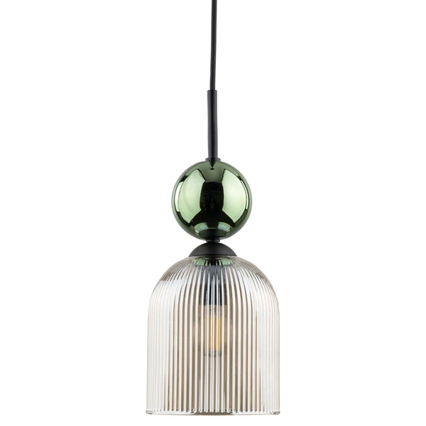 SOPHIA GREEN COGNAC LAMPA WISZĄCA 1XE14