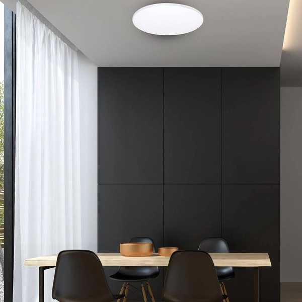 Plafon SIENA, ML3703, biały/chrom, 80W LED, Ø750 mm + pilot