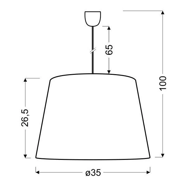 Lampa wisząca PLATINO 31-38319 złoty 1x60W E27