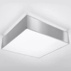 Plafon Sollux HORUS 35 Lampa sufitowa PVC, Stal, szary 2 x 15W LED, SL.0137