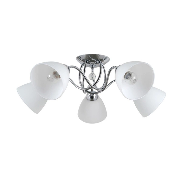 Lampa sufitowa Lugano szer. 50cm 5xE27 | chrom