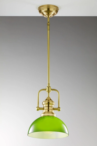 Klasyczna Lampa wisząca PLATINO wys. 166cm 1xE27 15W IP20 | mosiądz szczotkowany