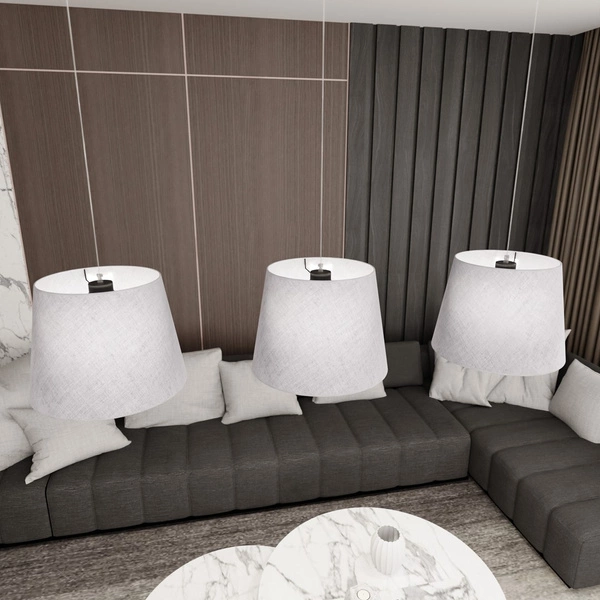 Lampa wisząca Emibig EPOCA 3 GREY 1405/3