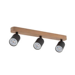 Lampa sufitowa TOP WOOD 3292 3xGU10 czarna 3292