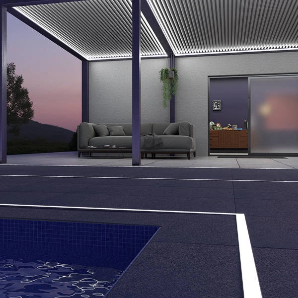 Osłonka C8 na silikon 100cm | profil LED P24-2 | biały