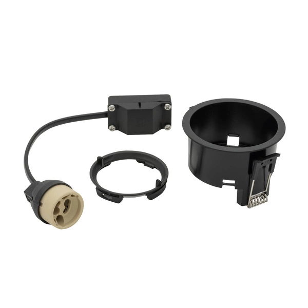 Oprawy podtynkowe CUP 3 PC SET śr. 7cm 3xGU10 | czarny 10794