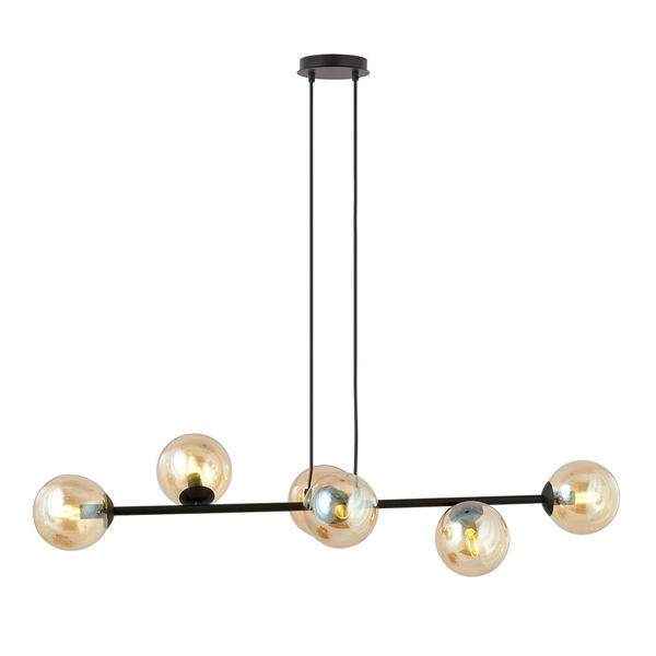 Lampa wisząca Emibig ROSSI 6 BL MIODOWY 876/6