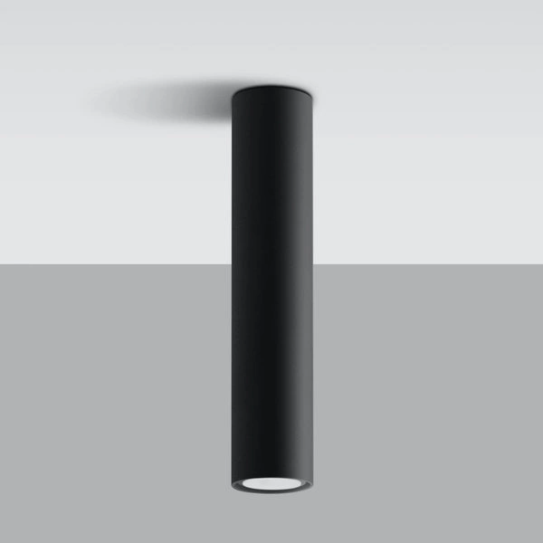 Plafon LAGOS Czarny GU10 40W, sl.0436