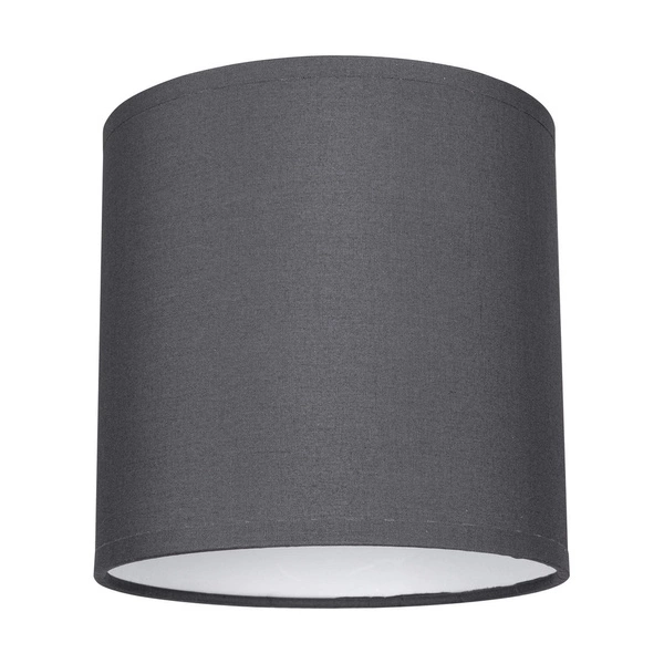 Abażur Cylinder E27 H25 Tkanina Grafitowa A0569
