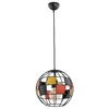 Lampa wisząca ALFA BASKET CZARNA 1xE27 31cm | 60359