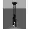 Lampa wisząca LAGOS 3P, SL.1079, czarny, 3x40W GU10