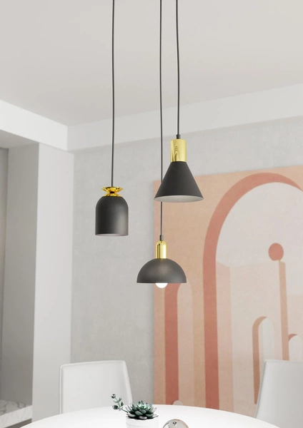 Lampa wisząca Emibig FOX 3 PREM BL 1402/3PREM