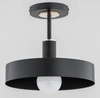 Lampa sufitowa ALFA BERYT CZARNA 1xE27 35cm | 60976