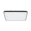 Plafon AGNES SQUARE LED PRO 10987 wys.5cm szer.63.5cm 64W 3000K 5600lm IP44 | Czarny/Biały