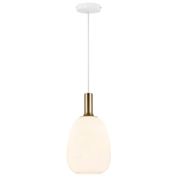 Lampa wisząca ALTON E27 60W Szkło | Biały