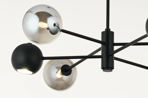 Nowoczesny Żyrandol MOKA wys. 47-69cm 3xG9 3xGU10
14W IP20 | Czarny