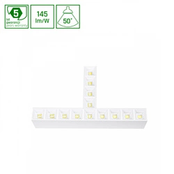 ALLDAY INSPIRE ELEMENTS T DARK LIGHT 50st BIAŁY 840 15W 230V BIAŁY