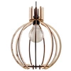 Lampa Wisząca ARANCIA Naturalne Drewno, E27 60 W, SL.0391