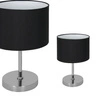 Lampka stołowa CASINO BLACK/CHROME 1xE27 ML6381