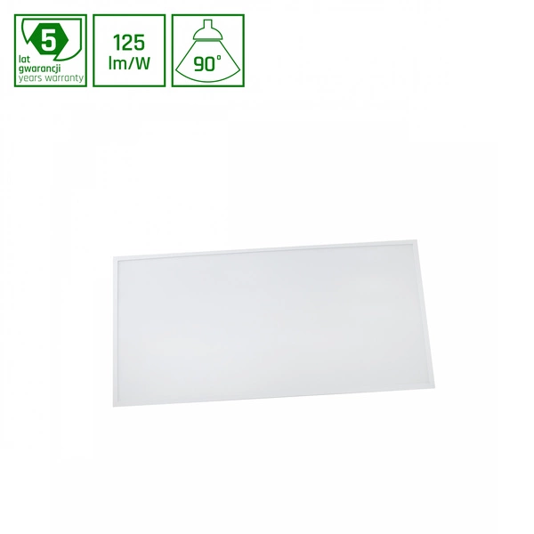 ALGINE PANEL BACKLIGHT 60W NW 230V 90ST IP20 UGR<19 600x1200x34 BIAŁY 5 lat gwarancji.