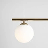Aldex Lampa wisząca BERYL 3, 1006E_30, złoty/biały, 3x40W E14