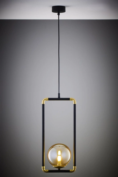 Nowoczesna Lampa wisząca ZAFRA wys. 52-120cm 1xG9 14W IP20 | Złoty