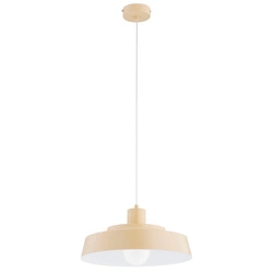 Lampa wisząca ALFA DELTA KREMOWA 1xE27 39cm | 61445