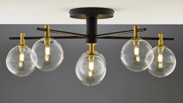 Nowoczesna Lampa sufitowa FIGARO wys. 34cm 6xG9 14W IP20 | Złoty