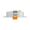 DURE 3 DOWNLIGHT 5W WW 230V 110st IP54 IK06 95x31 BIAŁY okrągła zasilacz zintegrowany
