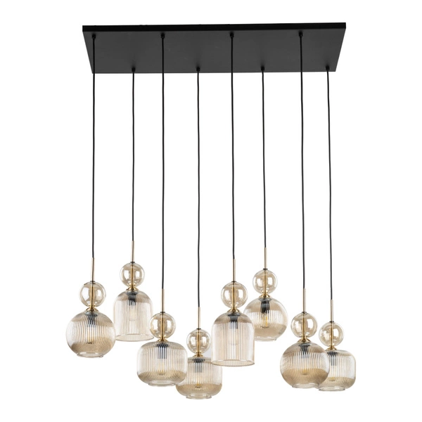 SOPHIA COGNAC LAMPA WISZĄCA 8XE14