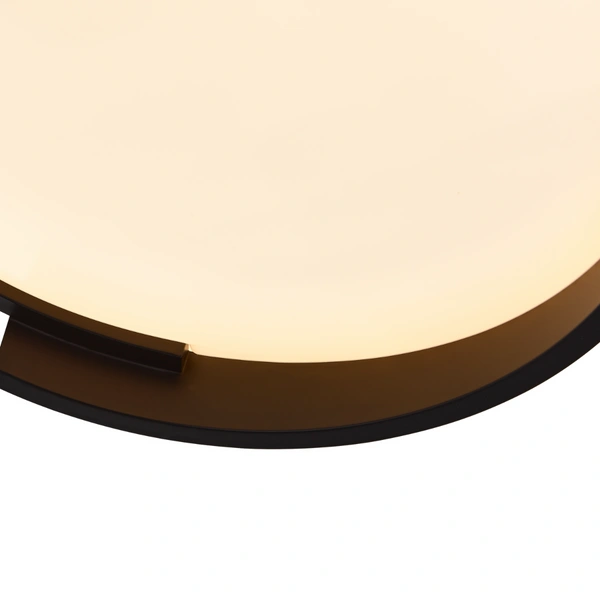 Plafon Halo 38 cm czarny LED CCT