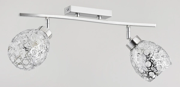 Lampa sufitowa nowoczesna spot MICHELLE chrom szer. 47cm