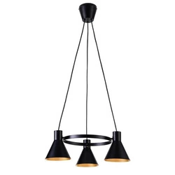 MORE LAMPA WISZĄCA 3X40W E27 CZARNY MATOWY