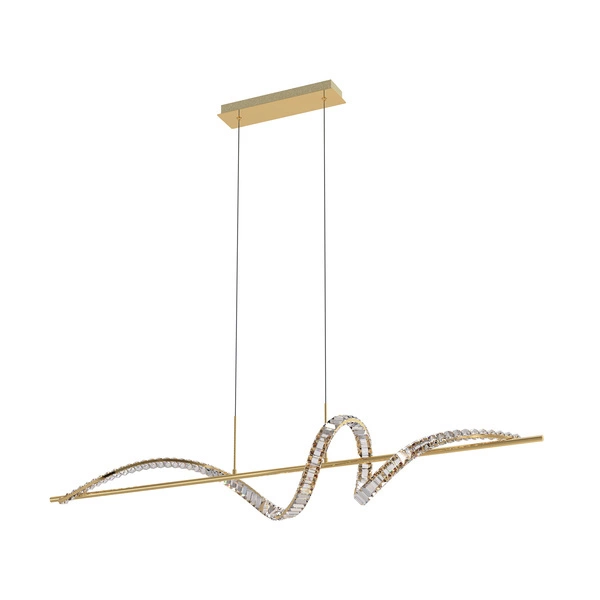 MD3170-1-3GT ATHESA LAMPA WISZĄCA ZŁOTA/GOLD