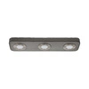 Fajna lampa sufitowa w zestawie Zintegrowany 3xLED 300lm 3000K 5W Szary Beton/Satynowy Metal 2291336