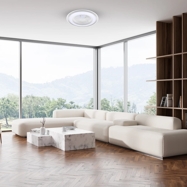 Lampowentylator Zephyr Srebrny 48W LED+ PILOT